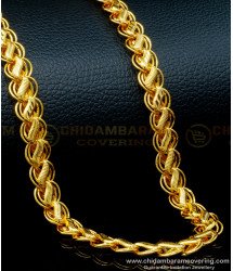 SHN100 - Gold Plated Men’s Wear Heavy Thick One Gram Gold Boys Chain Design 