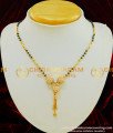 SHN042 - Latest High Quality Diamond Stone Balls Pendant Modern Gold Hindu Short Mangalsutra for Women