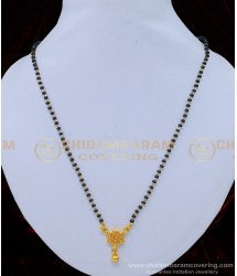 BBM1025 - Traditional Daily Wear North Indian Simple Short Black Beads Mangalsutra