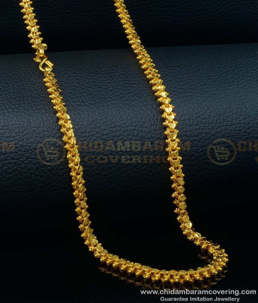  one gram gold chain online, 1 Gram Gold Chain for Baby, 1 gram Gold Chain design, small chain, daily use chain, light weight chain, one gram gold jewellery with price, 