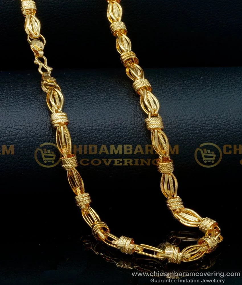 Buy New Model Stylish Chain for Men Original Gold Plated Jewellery