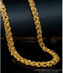 SHN107 - Trendy Mens Heavy Gold Chain Design Original Gold Plated Jewelry 
