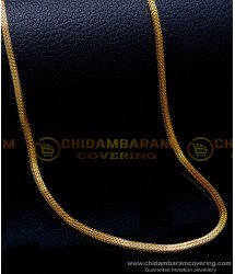 SHN117 - Gold Design Square Chain Daily Wear Gold Plated Chain