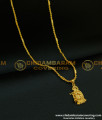 SCHN203 - Radha Krishna Pendant Gold Designs One Gram Gold Plated Locket Online