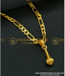 SCHN205 - Sachin Chain Gold Hanuman Gathai Pendant Gold Plated Jewellery 