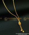 SCHN222 - Pure Gold Plated Daily Wear Short Chain With Pendant Collections