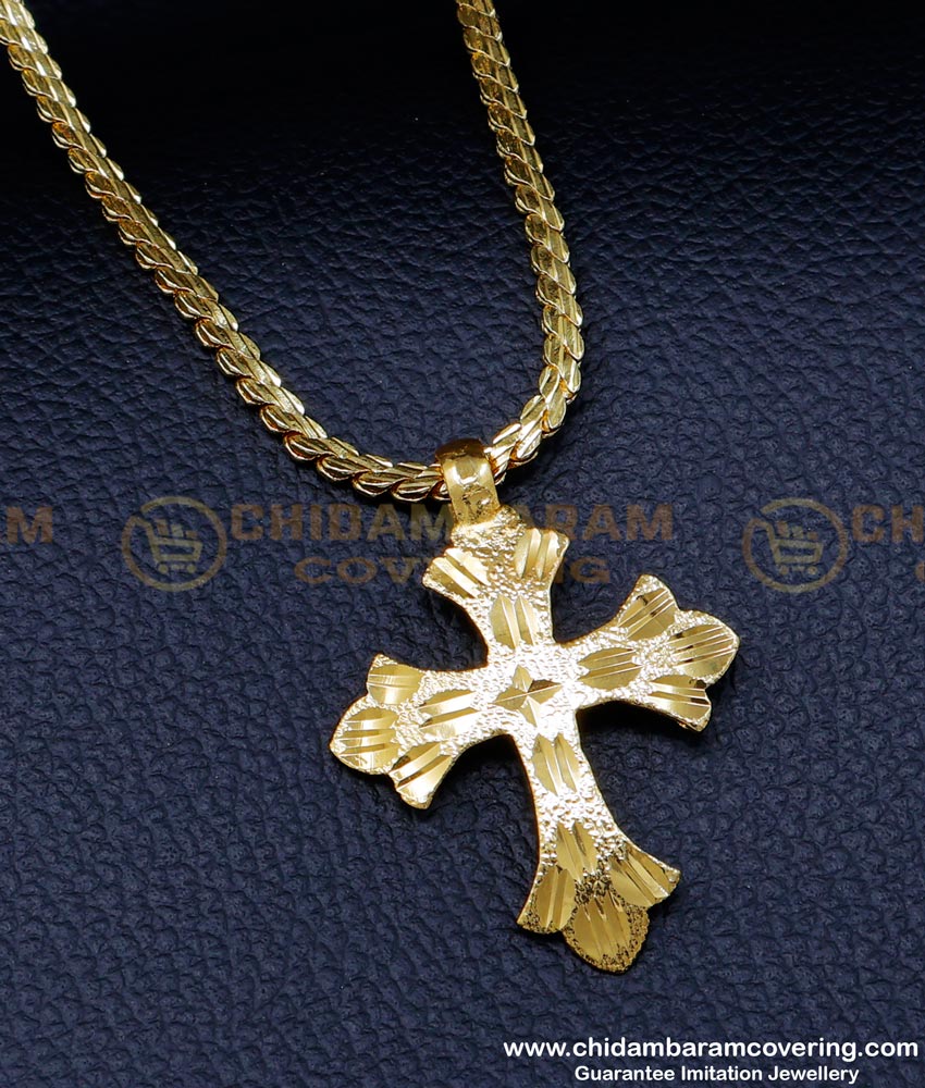 gold plated jewellery online, cross pendant for men, gold cross pendant for men, gold plated cross pendant for men, cross pendant for women, cross dollar design, Cross dollar design gold,