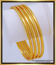 BNG644 - 2.8 Size 1 Gram Gold Plated Bangles for Daily Use