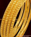 BNG047 - 2.10 Size Traditional Muthu Bangles 4 Pcs Set Daily Wear Gold Plated Bangles Collection Online 