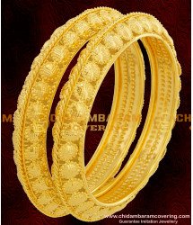 BNG071 - 2.6 Size Grand Look Maharani Bangles Designs High Quality Bangles Gold Plated Jewellery Online