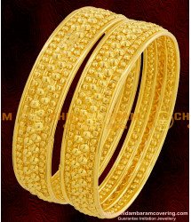 BNG072 - 2.6 Size Beautiful Gold Beads Bangles Designs Indian Bridal Bangles Collection Online
