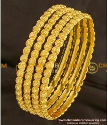 BNG096 - 2.8 Size Classic Design Hot Sale Bangles 4 Pcs Set Daily Wear Collection Online