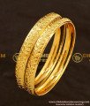 BNG114 - 2.4 Size Latest Light Weight Gold Plated Leaf Cutting Bangles Online