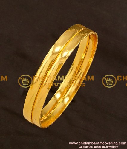BNG115 - 2.6 Daily Wear Simple Plain Bangles Imitation Jewellery Buy Online