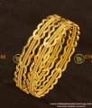 BNG119 - 2.6 Size Bridal Wear Thick Twisted Bangles Bridal Wear Bangle Collection Online