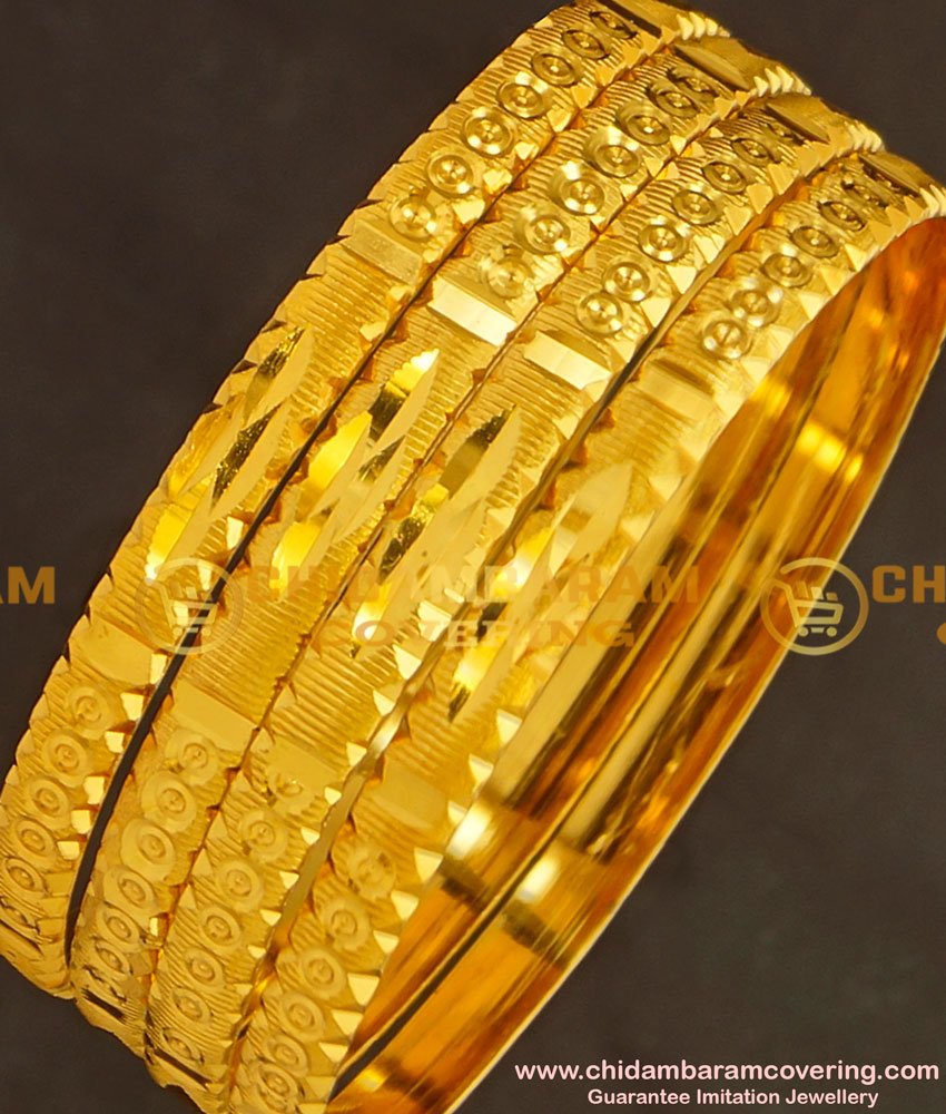 BNG132 - 2.6 Size Light Weight Non Guarantee Bangle Set Of 4 Pieces Buy Online