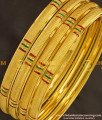 BNG143 - 2.6 Size Daily Wear Light Weight Non Guarantee Bangle Set Of 4 Pieces Buy Online