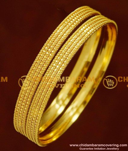 BNG149 - 2.4 Daily Wear Gold Plated Bangles Imitation Jewellery Buy Online