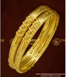 BNG150 - 2.6 Size One Gram Gold Bangles South Indian Guarantee Bangle Online