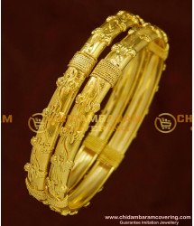 BNG151 - 2.6 Size Light Weight Daily Wear Gold Covering Guarantee Bangle Buy Online