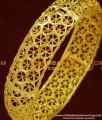 BNG165 - 2.8 Size 1 Gram Gold Party Wear Broad Single Piece Designer Bangle Collection Online 