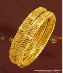 BNG170 - 2.6 Size New Pattern Gold Look Bangles Design Gold Plated Jewellery Online