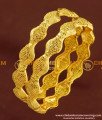 BNG171 - 2.8 Size Latest Design Gold Pattern Bangles Bridal Wear Bangles Collection Online