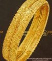 BNG186 - 2.10 Size Stunning Gold Kerala Bangles Design Guarantee Bangle Buy Online