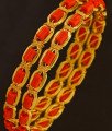 BNG199 - 2.4 Size Traditional Coral Bangles Designs Dye Gold Bangles Buy Online