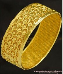 BNG227 - 2.6 Size Trending Gold Bangle Design Single Kada Bangle for Wedding