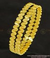 BNG257 - 2.8 Size Gold Plated Party Wear Plain gold bangle South Indian Guarantee Bangle Online