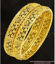 BNG258 - 2.8 Size New Arrival Kerala Gold Bangle Design Guarantee Imitation Bangles Online