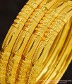 BNG269 - 2.6 Size Stunning Gold Broad Bangle Design Dye Gold Plated Bangles for Wedding