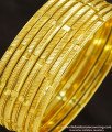 BNG275 - 2.8 Size 8 Bangles Set New Imitation Thin Gold Bangles Design for Wedding