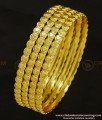 BNG286 - 2.8 Size Traditional Heart Design Hot Sale Bangles 4 Pcs Set Daily Wear Collection Online