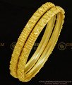 BNG307 - 2.6 Size Real Gold Colour First Quality One Gram Gold Forming Bangles Thin Daily Wear Bangles Online