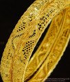 BNG335 - 2.4 Size Chidambaram Covering Bridal Wear Gold Look Bangles Design Gold Plated Jewellery Online