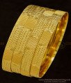 BNG349 - 2.10 Size New Pattern Gold Finish Flat Bangles Imitation Jewellery Best Price Buy Online