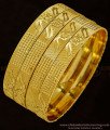 BNG355 - 2.4 Size New Model Flower Design Bangles Set for Wedding Jewellery 