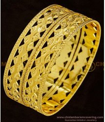 BNG357- 2.8 Size Unique New Gold Border Design Bangles Indian Imitation Jewellery 