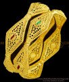 BNG378 - 2.8 Size Indian Bridal Gold Look Designer Enamel Bangle Designs Gold Plated Jewellery
