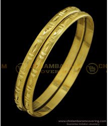 BNG383 - 2.4 Size Pure Impon Jewellery Light Weight Daily Wear Panchaloha Five Metal Bangles