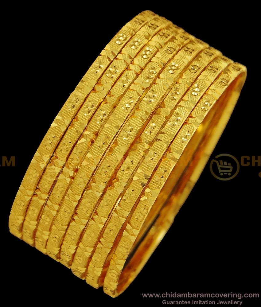 BNG390 - 2.6 Size Buy Gold Bangles Design Set Bangles Indian Imitation Jewelry for Women