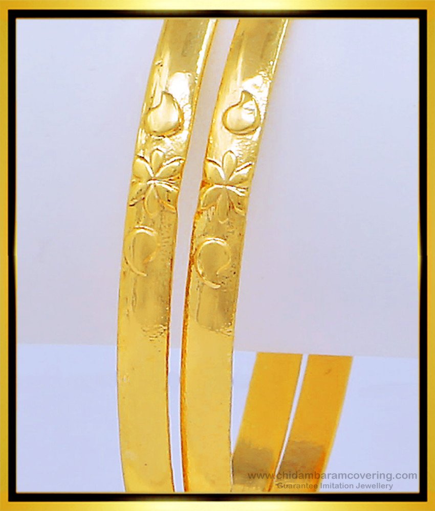 impon bangles, five metal bangles, panchaloha bangles, gold bangles, gold churi design, gold covering vala, covering jewellery,