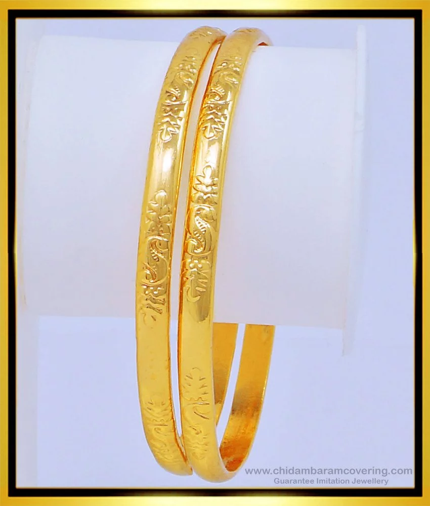 bng421 2.4 size beautiful gold look bangles buy original impon bangles for women 1