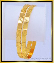 BNG457 - 2.8 Latest Daily Wear Gold Plated Solid Bangles Imitation Jewellery Buy Online