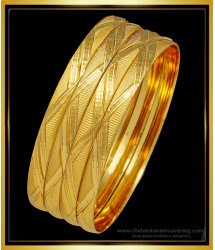 BNG507 - 2.6 Size Indian Wedding Bangles Set Gold Bangles Design Best Price Online