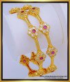 BNG556 - 2.8 Size Panchaloha Bangles Flower Design Stunning Gold Impon Bangles Online Shopping