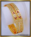 BNG558 - 2.6 Size Traditional Bridal Wear First Quality Gold Design Impon Bangles for Women  