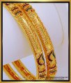 BNG565 - 2.6 Size Latest Stunning Gold Bangles Design Enamel Bangles Gold Plated Jewellery